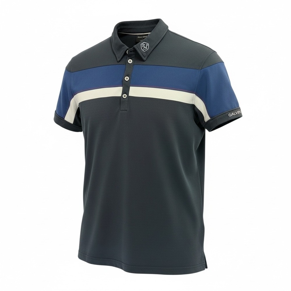 Galvin Green‎ Golf Polo Shirt  Mens Sz Large Multicolor Stripe (F23)